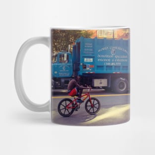 Bike, Manhattan Ave, Harlem, NYC Mug